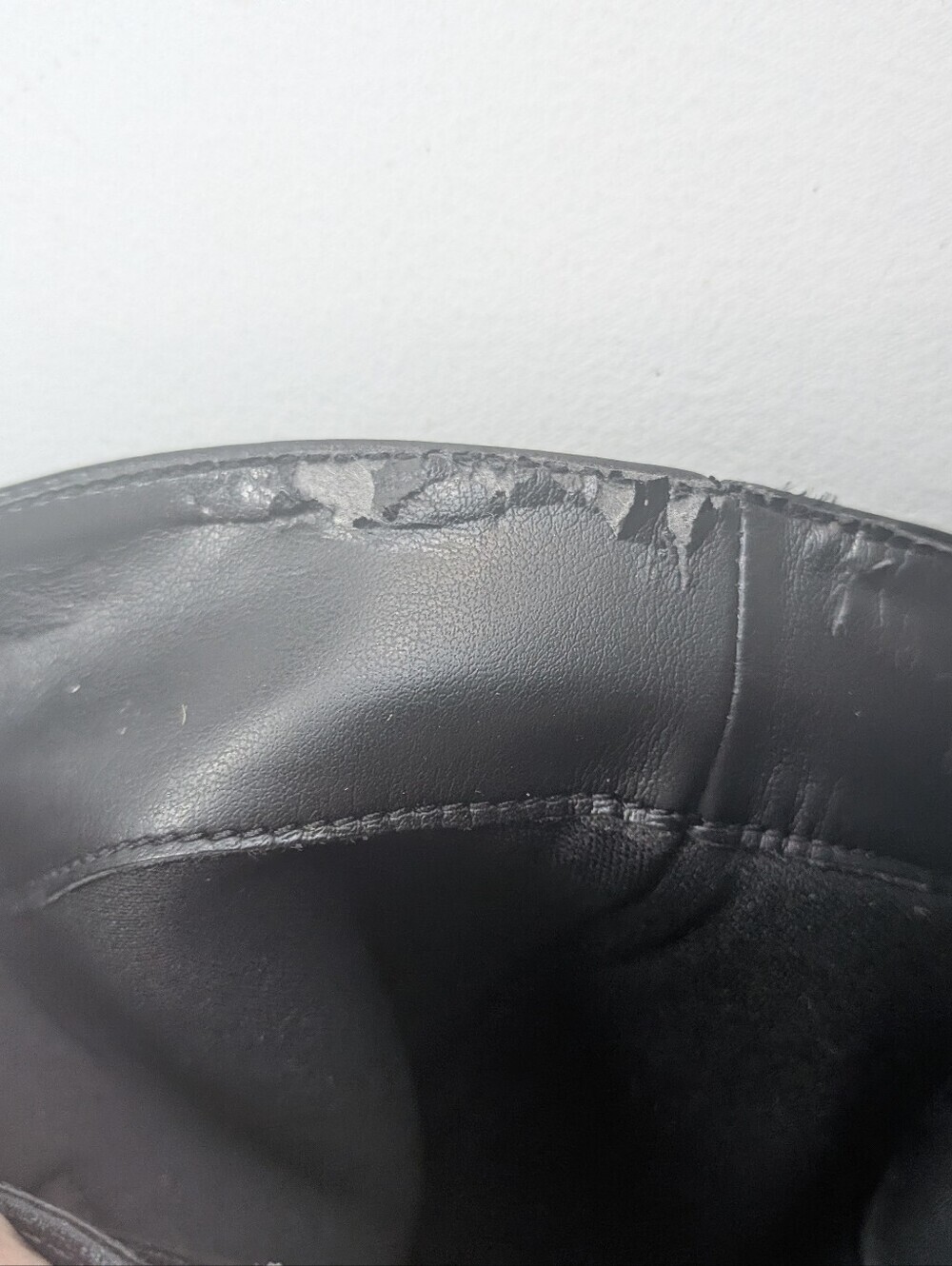 Coach and Four Black Leather Women's Boots Sz 8.5 Block Heel Knee Length Italy - Picture 13 of 16